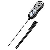 BRAPILOT Digital Meat Thermometer Backlight,Waterproof Instant Read Food Thermometer for Cooking and Grilling for BBQ Grill Liquids Beef Turkey